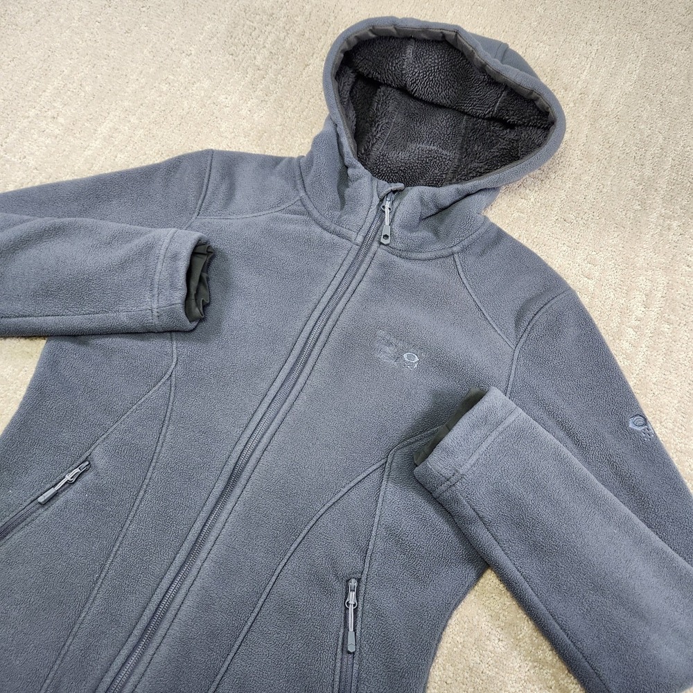 Mountain Hardwear Jacket Women‎ Small Hoodie Heavy Fleece Sherpa Lined Outdoor